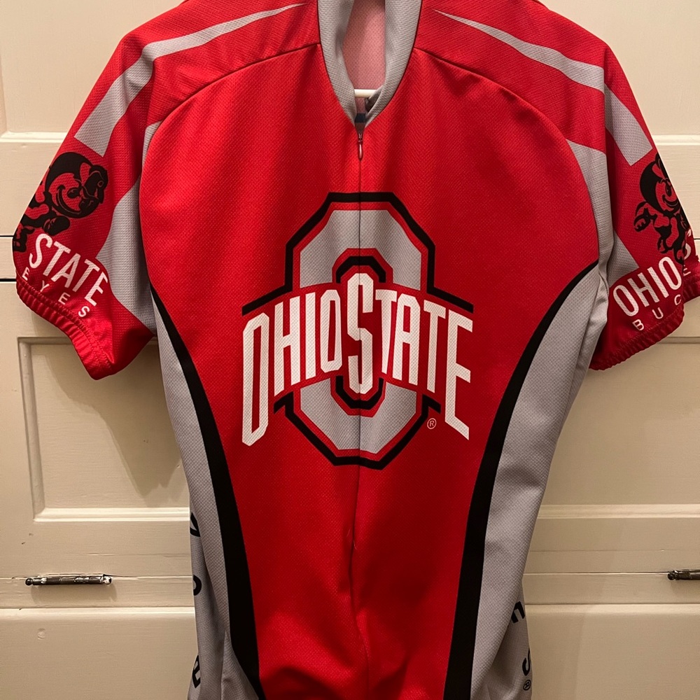Ohio State Buckeyes Men’s Red Cycling Jersey